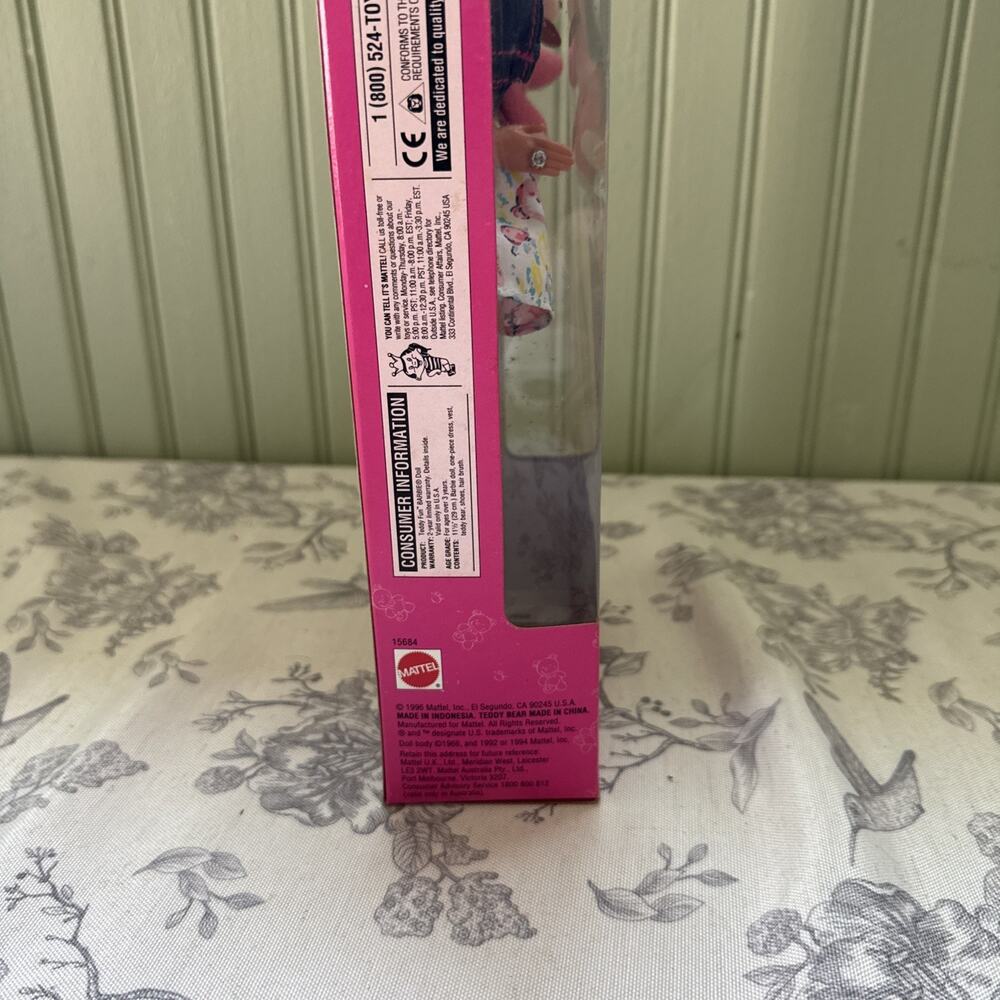 Barbie 1996 Teddy Fun Barbie 15684 Original Box Unopened HILLS SPECIAL EDITION - Picture 6 of 6